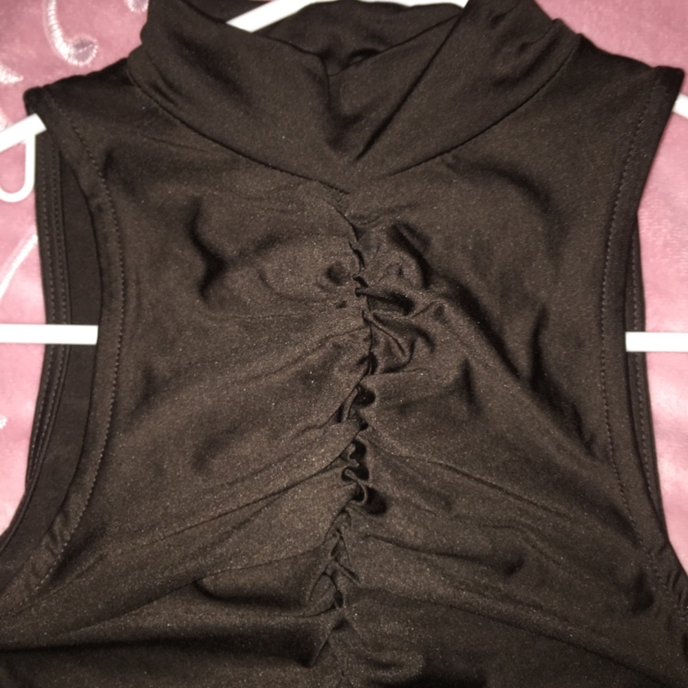 Elegant Black Sleeveless Top